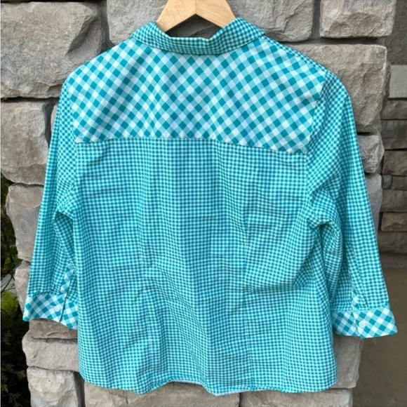Chicos top blouse button up shirt size 1 (M) - Picture 5 of 7